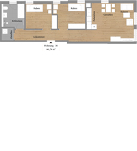 1-Zimmer-Wohnung - 30